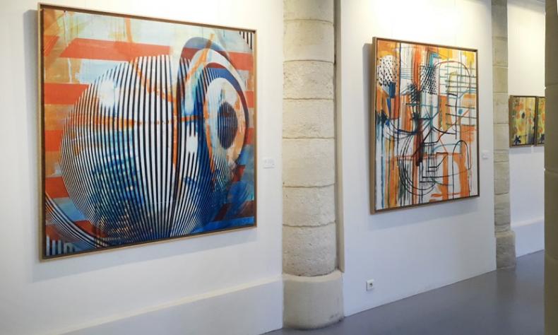 Exposition Stephane Trois Carres - Galerie Thierry Marlat (Avril 2019)